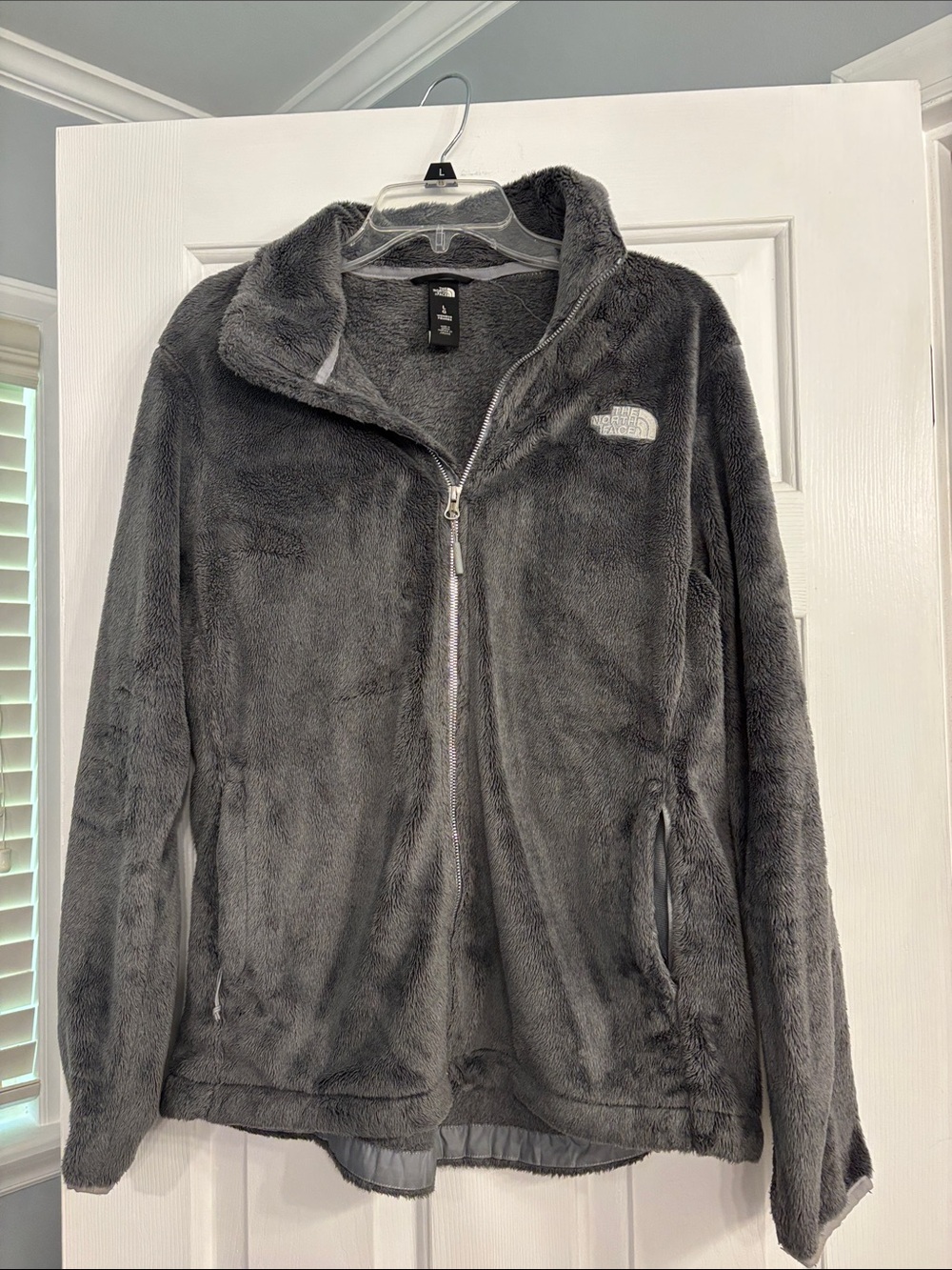 The North Face Women's Gray Teddy Fleece Jacket